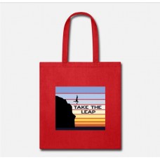 Take The Leap 1 Red Tote Bag